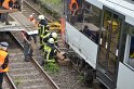 Unfall zwischen zwei KVB Bahnen Koeln Hoehenhaus Im Weidenbruch P298